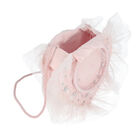 حقيبة يد مزينة بطبعة قلب باللون الوردي للبنات, 1, hi-res